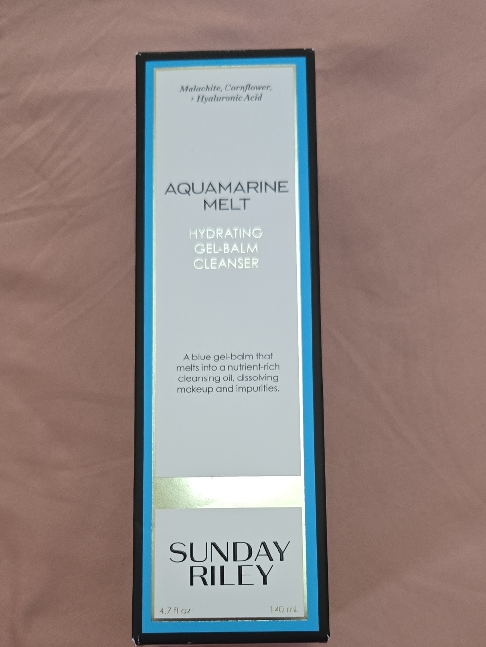 Sunday Riley Aquamarine Melt Hydrating Gel-Balm Cleanser – Blue